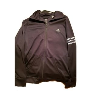 Adidas Women's Large Zip Up Hoodie